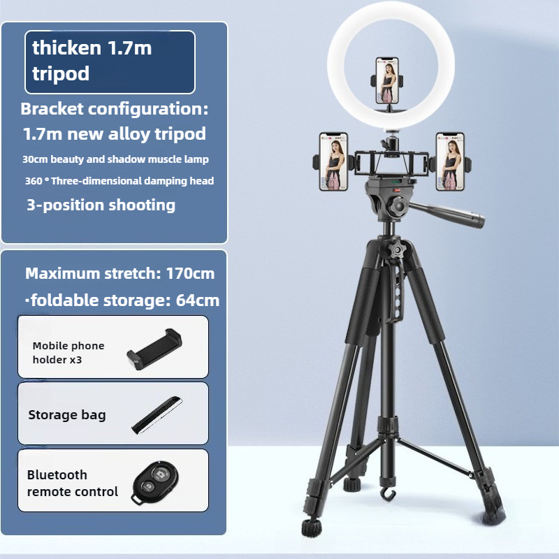 Photography Lighting Position - Smartphone camera statief, enkelvoudige en drievoudige