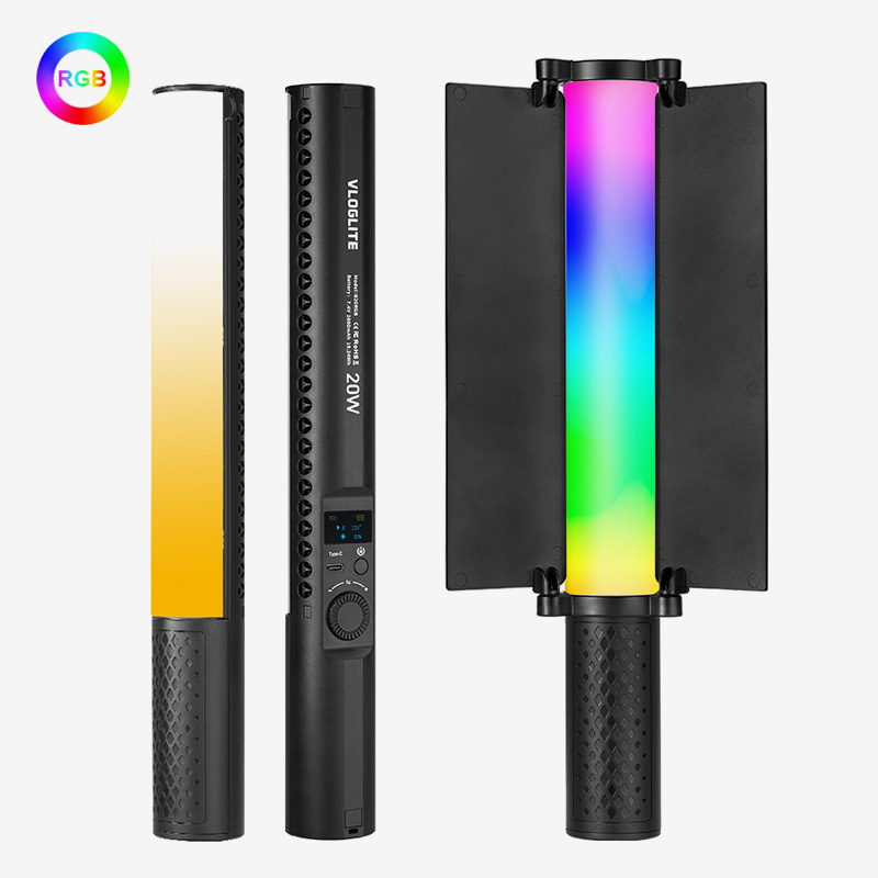 Photography Of Lighting - B20 RGB LED Light Stick Handheld