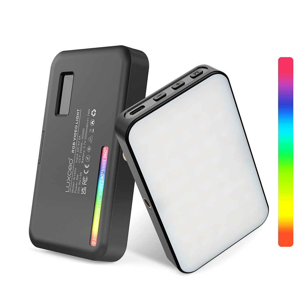 Photography Lighting With Umbrella - LUXCEO V10 PRO Videolicht RGB-paneel op