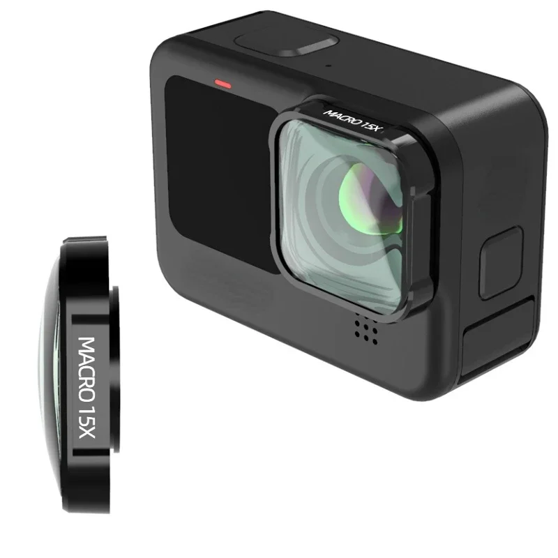 Gopro Action Camera Hero 13 Black - Macro 15x Hd-Lensfilter Voor Gopro Hero