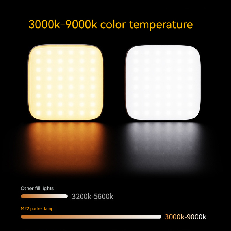 Photography Mobile Lighting - Mini magnetisch RGB-invullicht Draagbare mobiele telefoonhouder