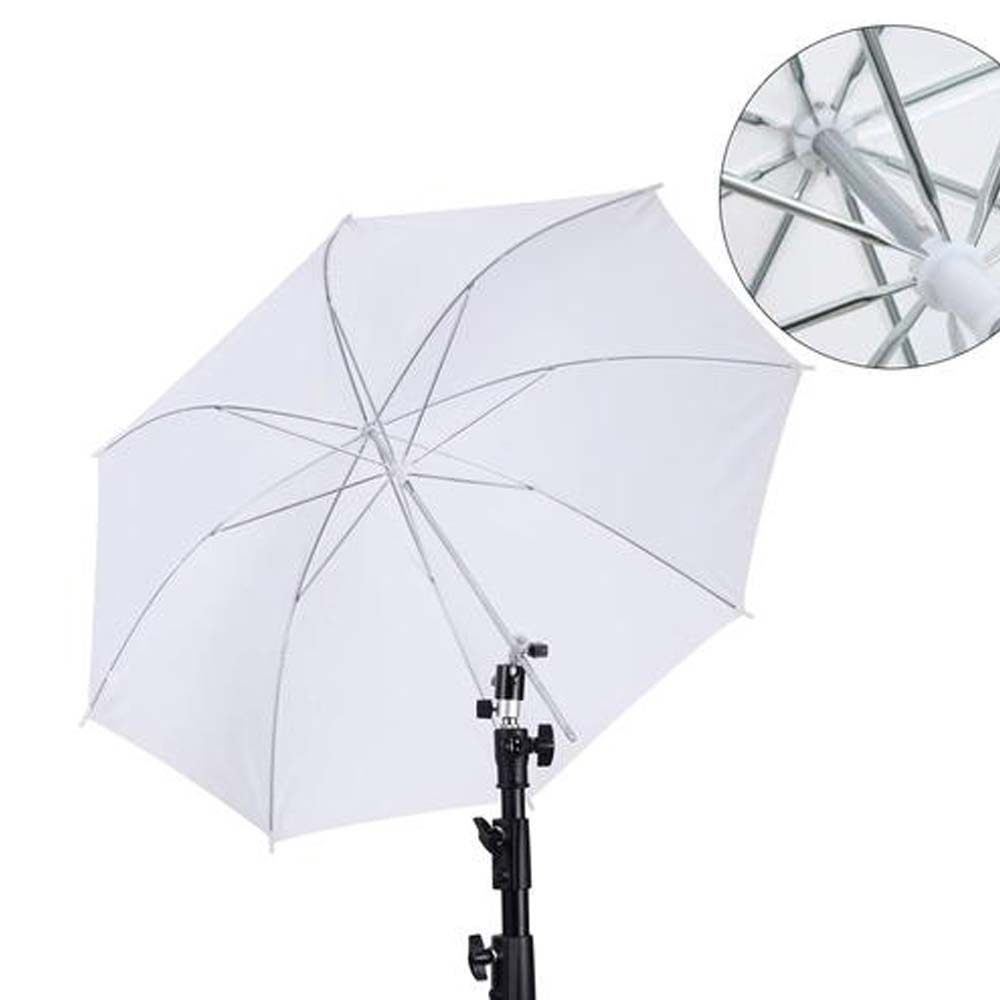 Photography Lighting With Umbrella - 50cm/20 inch fotografie paraplu met metalen