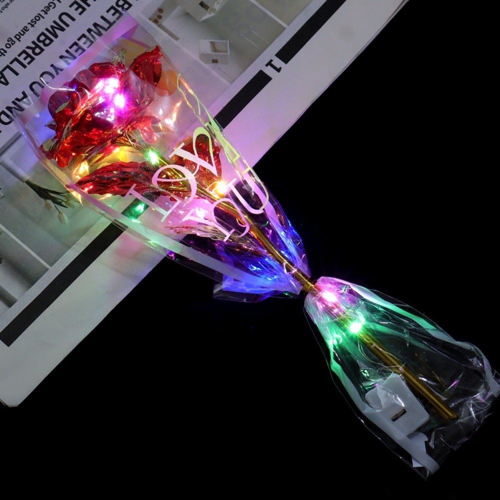 Photography Lighting Simulator Free - Gloeiende gouden folie roos LED-lampjes fotografie