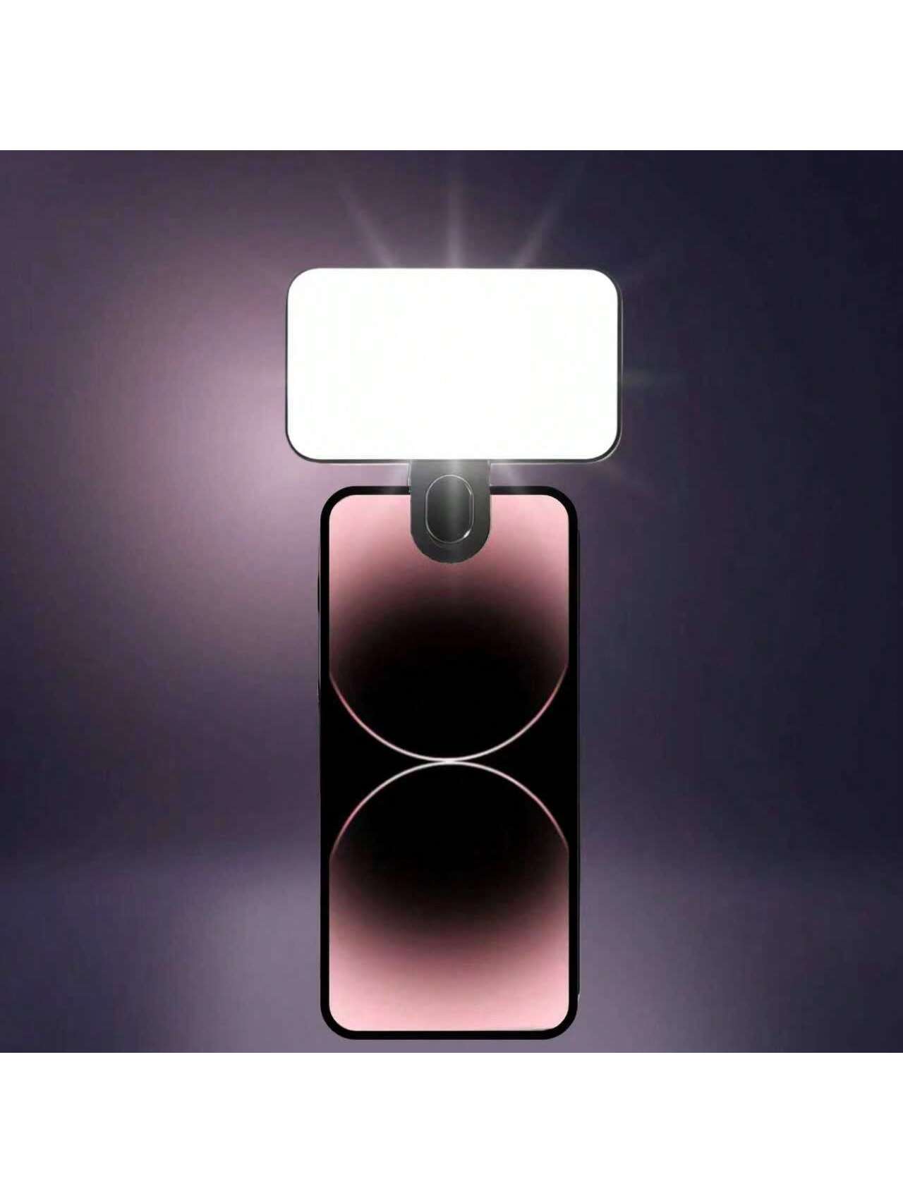 Photography Lighting Spotlight - Mini Clip-on Selfie Ring Light Oplaadbare