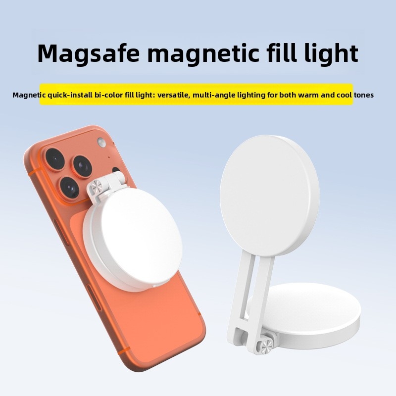 Photography Lighting Products - Magsafe telefoon LED ringlamp, draagbaar, tweekleurig,