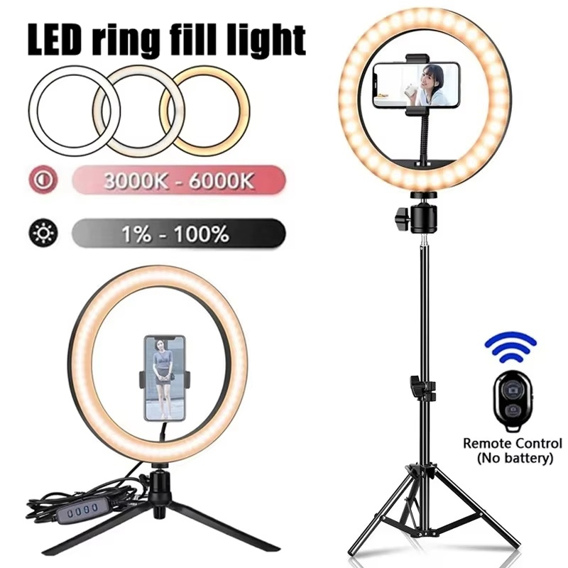 Photography Lighting Overhead - LED Selfie Ringverlichting Fotografische Selfie Ringlamp