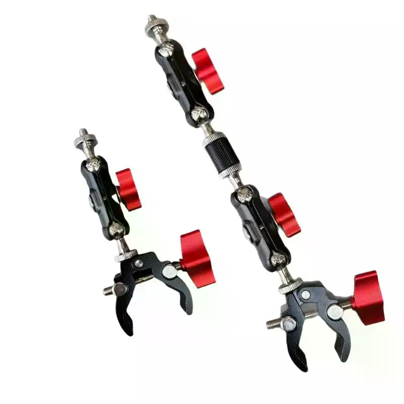 Photography Lighting Position - Camera Super Clamp met dubbele kogelkop