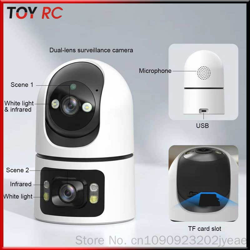 Photography Lighting Definition - Draadloze wifi-camera High-Definition Dual Light Full-Color