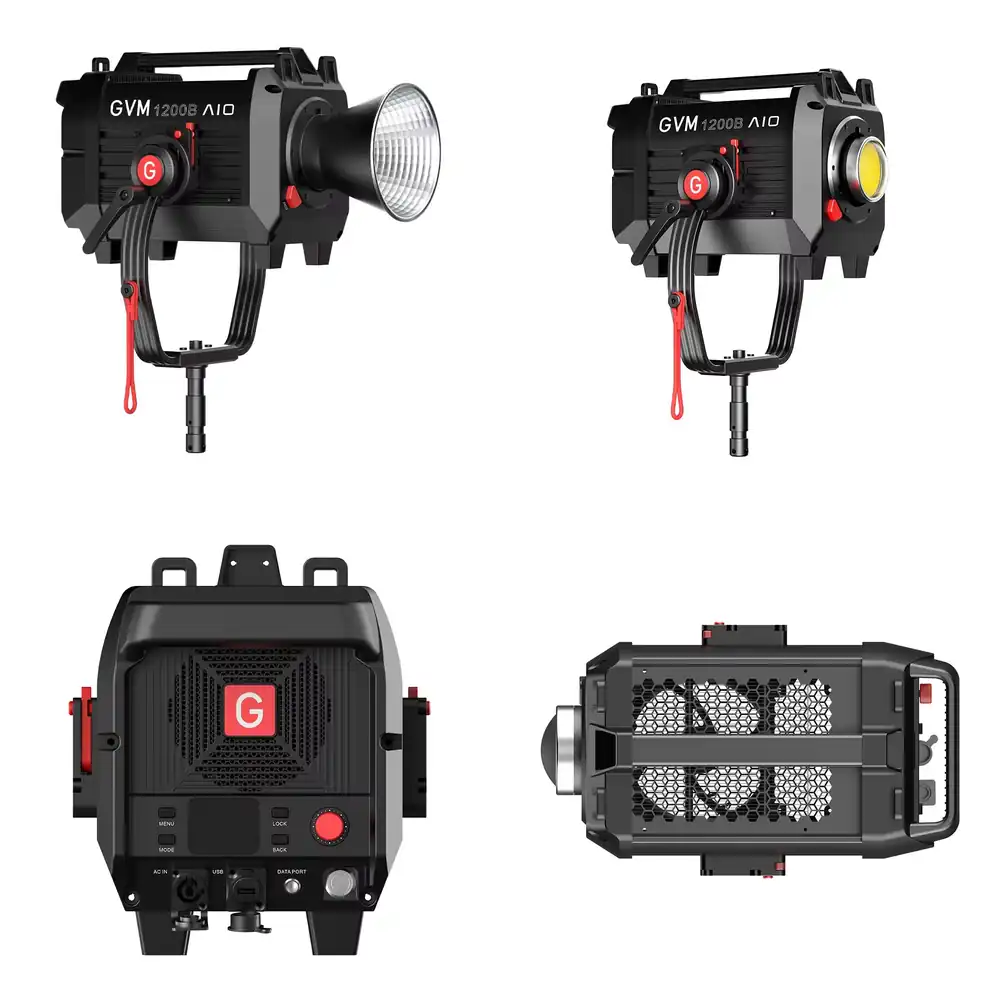 Photography Lighting Spotlight - GVM SD1200B AIO 1200W Fotografie COB