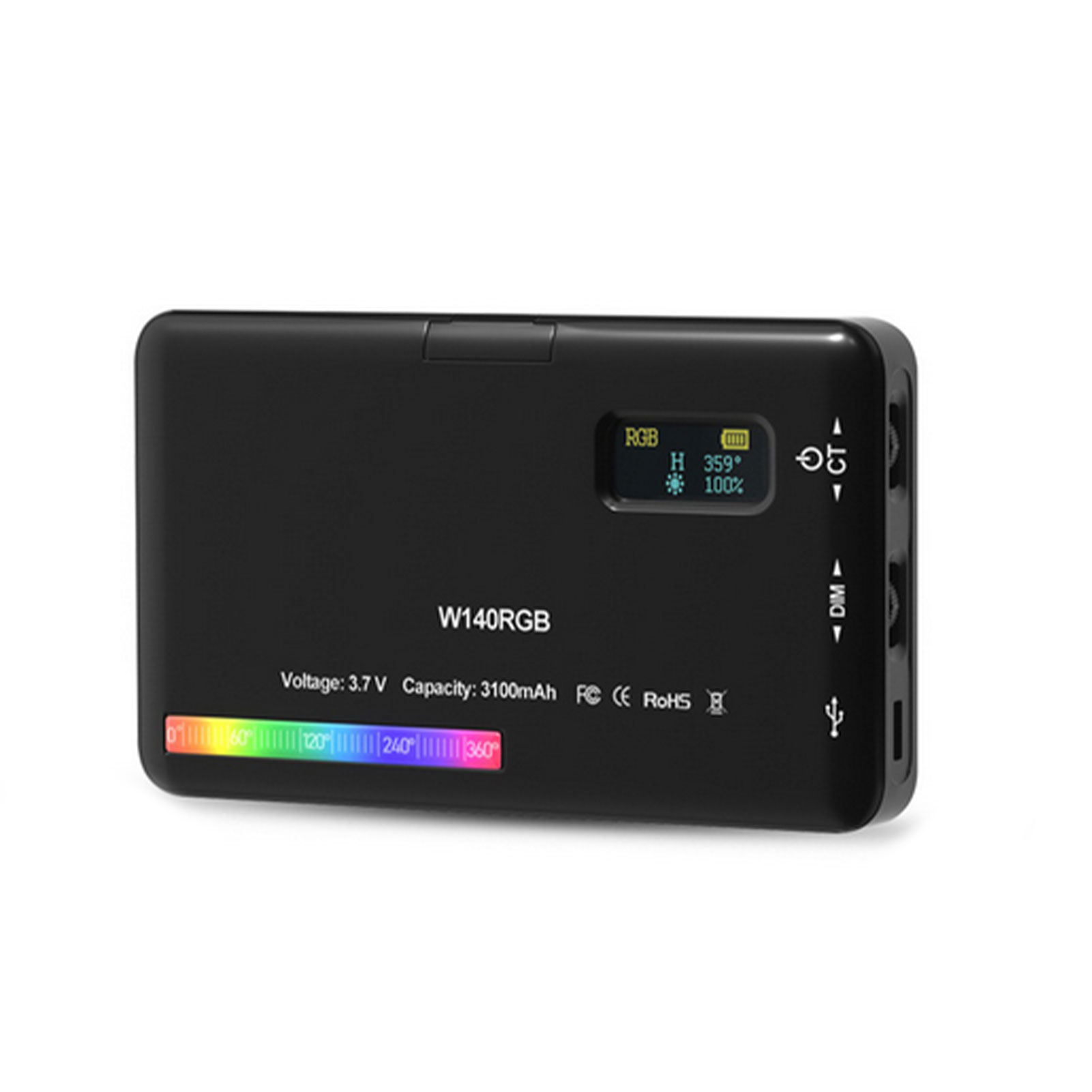 Photography Lighting Spotlight - RGB-modi Mini Spotlight Invullicht Kleur LED-cameramodi