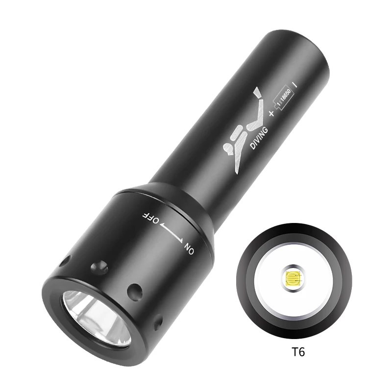 Photography Of Lighting - Nieuwe T6 LED-duiklamp Lange afstand onderwaterwerk