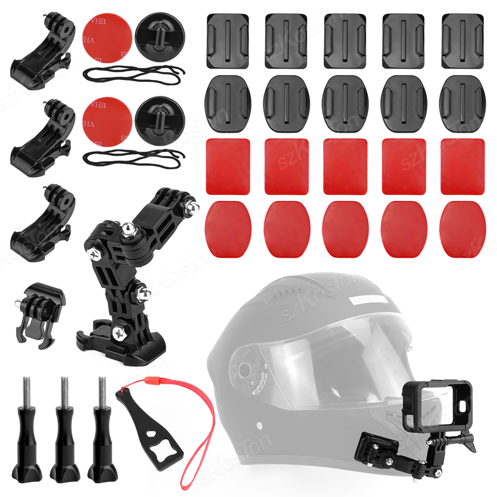 Gopro Action Camera Hero 13 Black - Motorhelm Chin Mount Kits voor GoPro