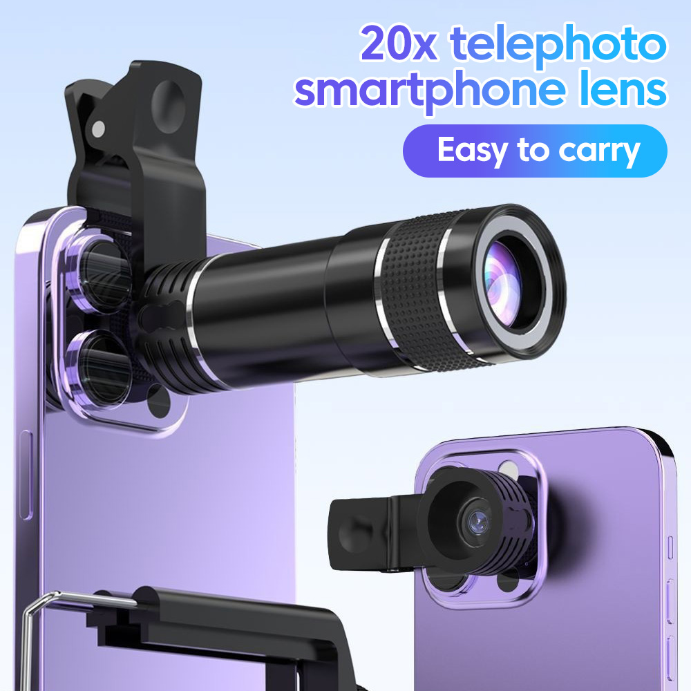 Photography Lighting Definition - Universele 20x telelens voor telefoons, high-definition