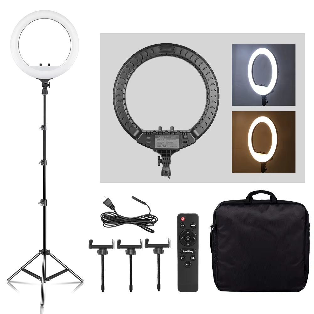 SH 18 Inch Knob Ring Light LED - Photography Lighting With Umbrella recensie en prijs