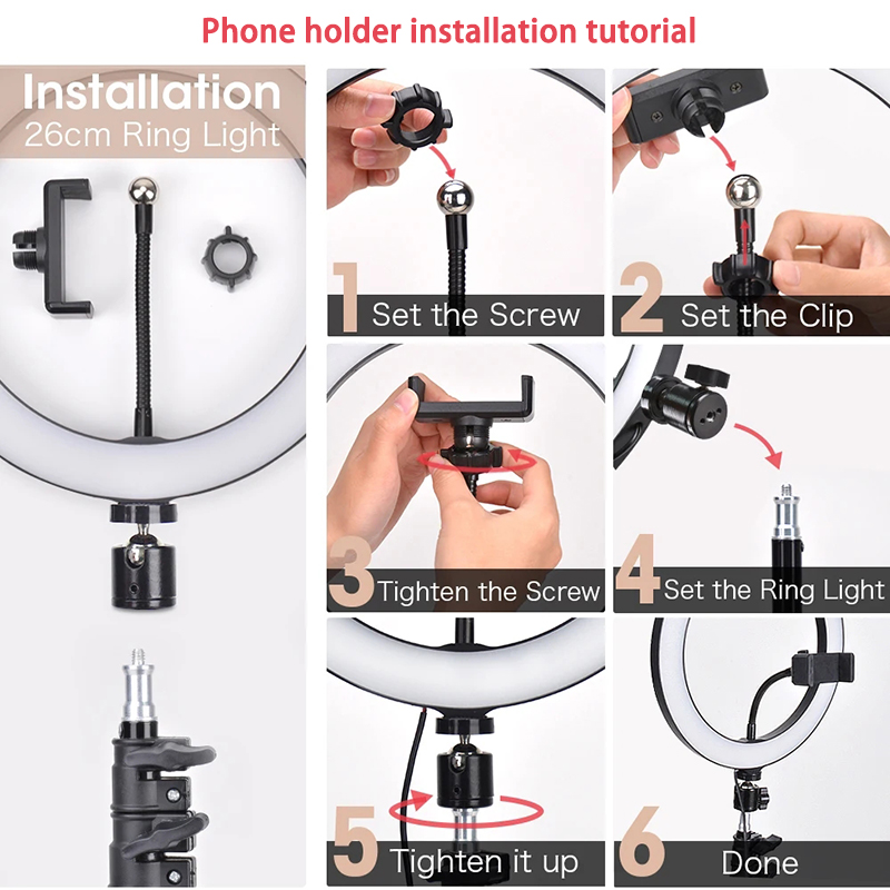 16/26/33cm Selfie Ring Licht F - Photography Lighting Overhead recensie en prijs