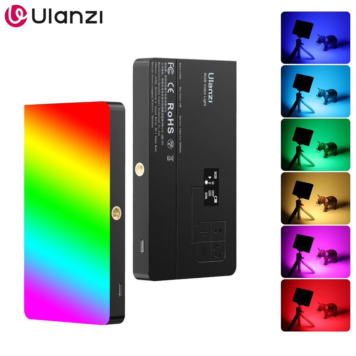 ULANZI LT002 RGB Videolamp, Dr - Photography Lighting With Umbrella recensie en prijs
