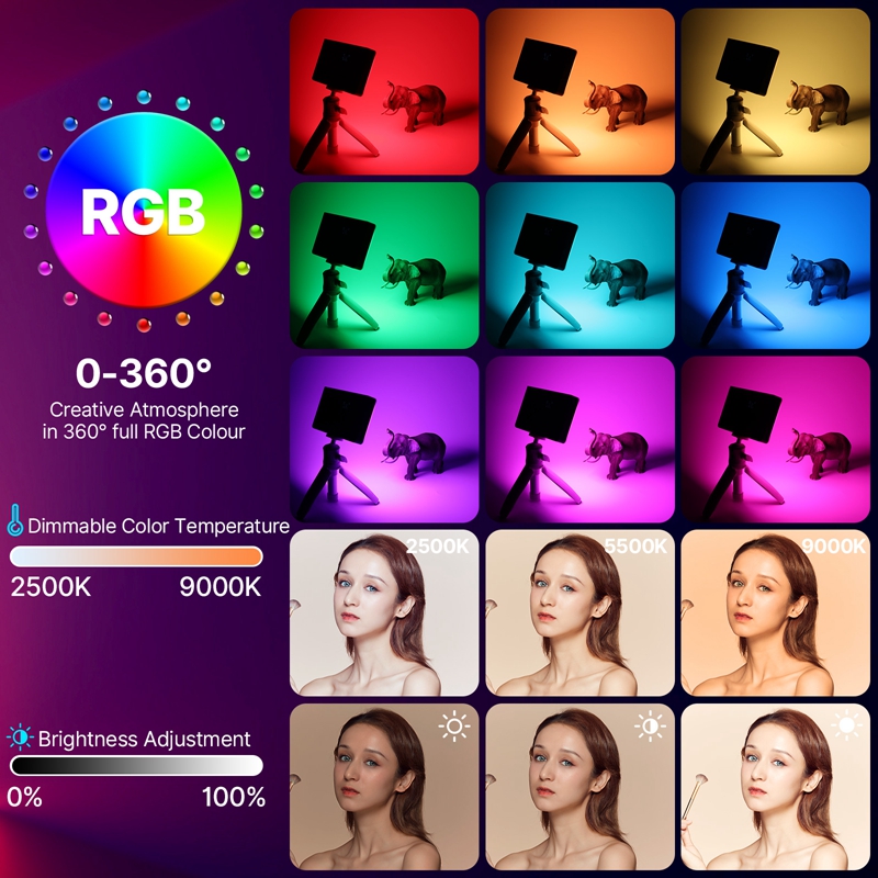 ULANZI LT002 RGB Videolamp, Dr - Photography Lighting With Umbrella recensie en prijs