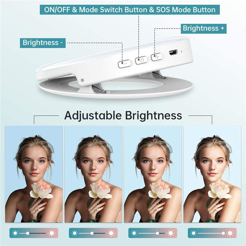 Draagbare LED Clip Ring Licht  - Photography Lighting Overhead recensie en prijs