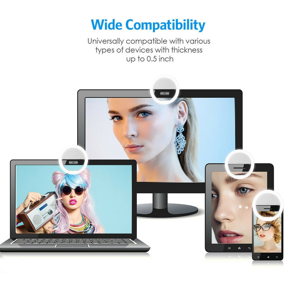 USB Oplaadbare LED Selfie Ring - Photography Lighting Spotlight recensie en prijs