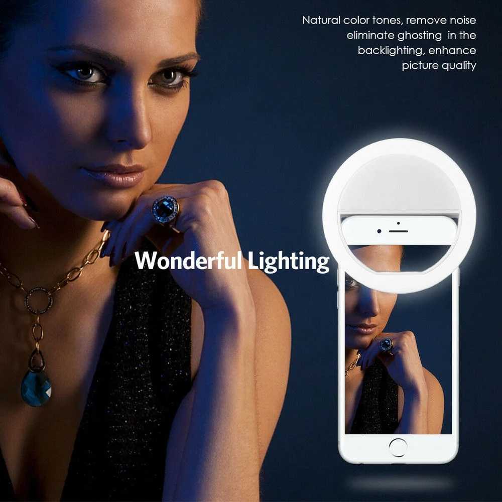 USB Oplaadbare LED Selfie Ring - Photography Lighting Spotlight recensie en prijs