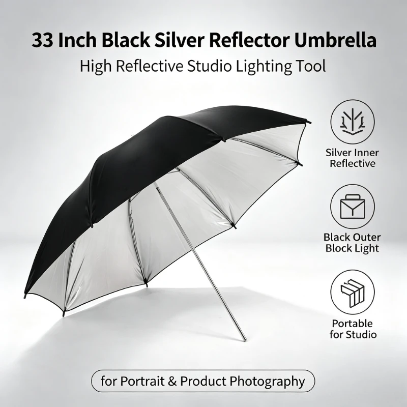 2026 Zwarte Duurzame 33-inch R - Photography Lighting With Umbrella recensie en prijs
