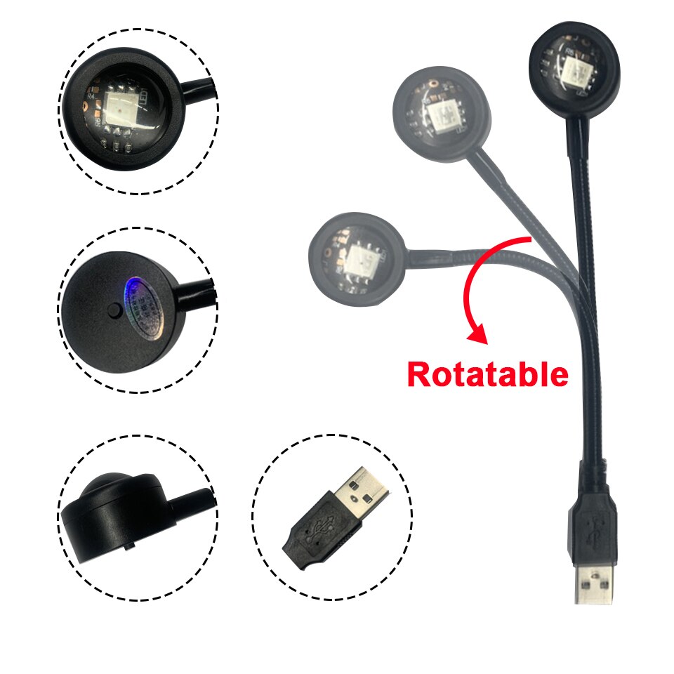 Kleurrijke gradiënt USB-zonson - Photography Lightning recensie en prijs