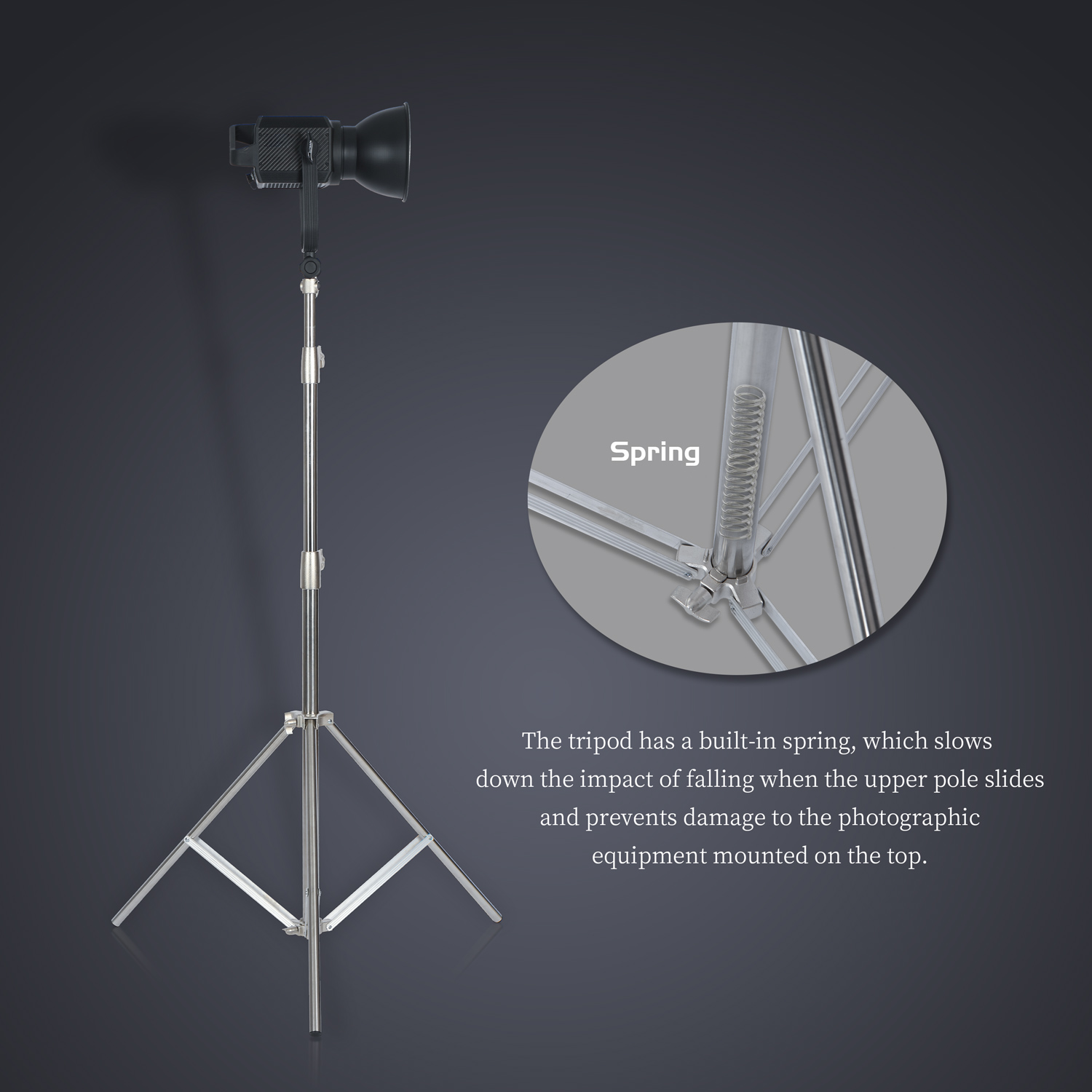 SH 2,8 m roestvrijstalen licht - Photography Lighting Material recensie en prijs