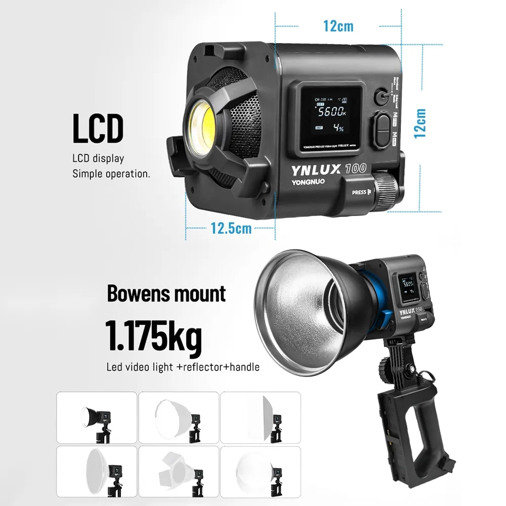 YONGNUO YNLUX100 100W 3200K-56 - Photography Of Lighting recensie en prijs