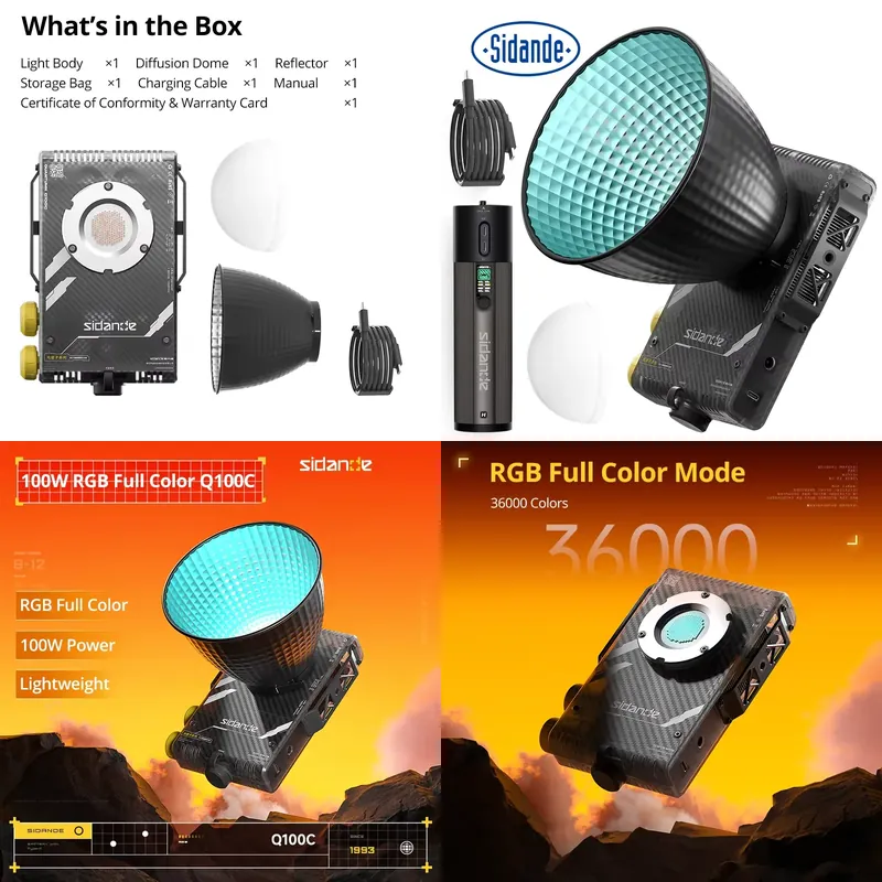 Merk Sidande Q100C Q100Lite Op - Photography Of Lighting recensie en prijs