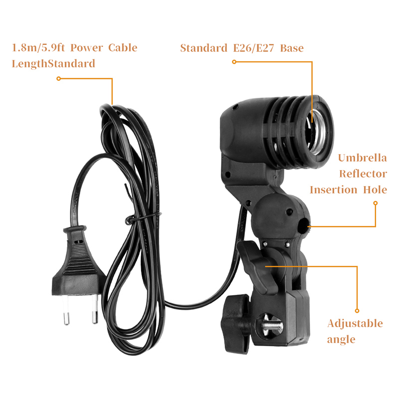 1.8M Kabel Cord Gloeilamp Stan - Photography Lighting With Umbrella recensie en prijs
