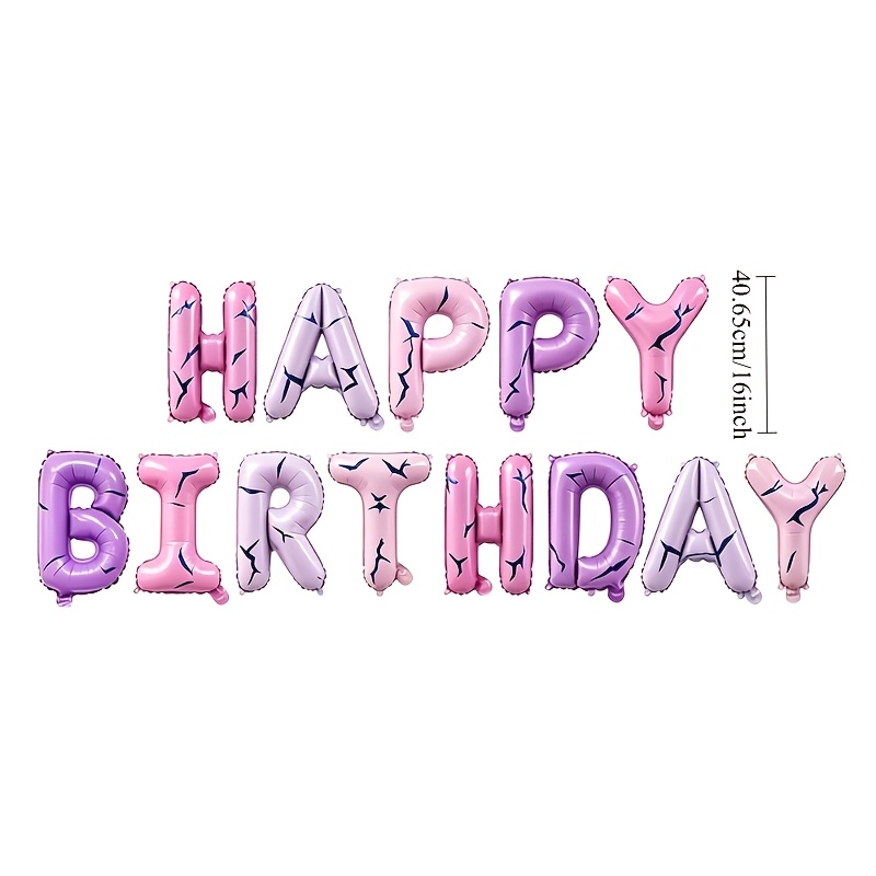 16 inch paarsroze Happy Birthd - Photography Lightning recensie en prijs