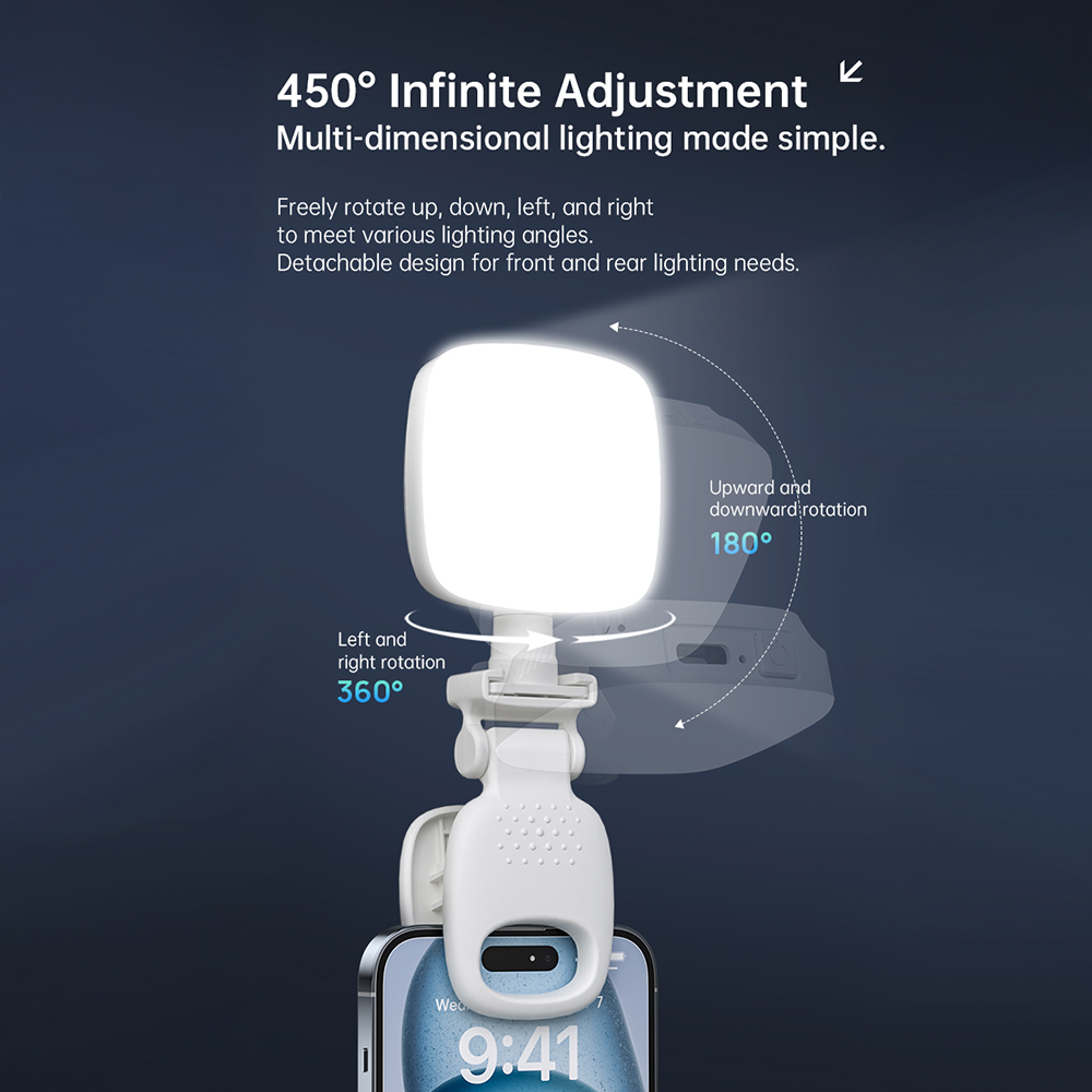Draagbare LED Selfie Light Cam - Photography Lighting Spotlight recensie en prijs