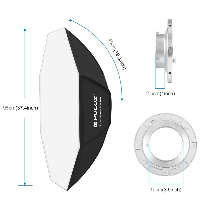 Puluz 95Cm Achthoek Fotografie - Photography Lighting Flash recensie en prijs