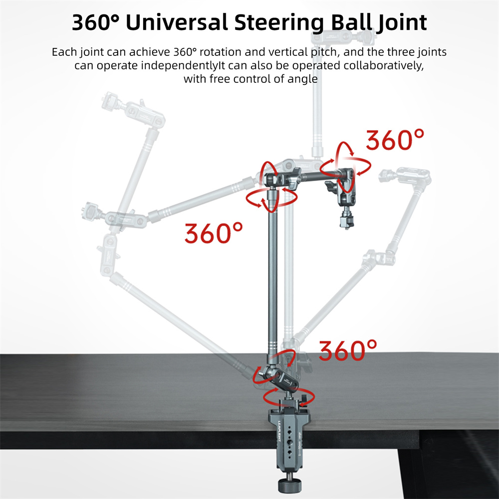 LEAPLIGHT Magic Arm W-klem, bo - Photography Lighting Overhead recensie en prijs