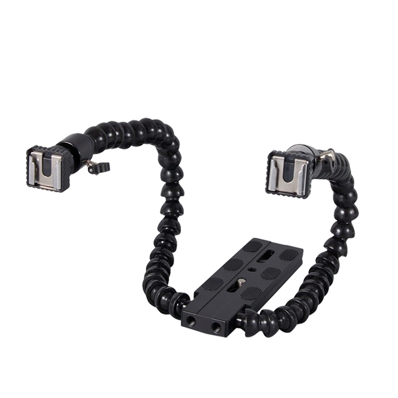 Flexibele Dual Arm Flitsschoen - Macro Photography Lighting Kit recensie en prijs