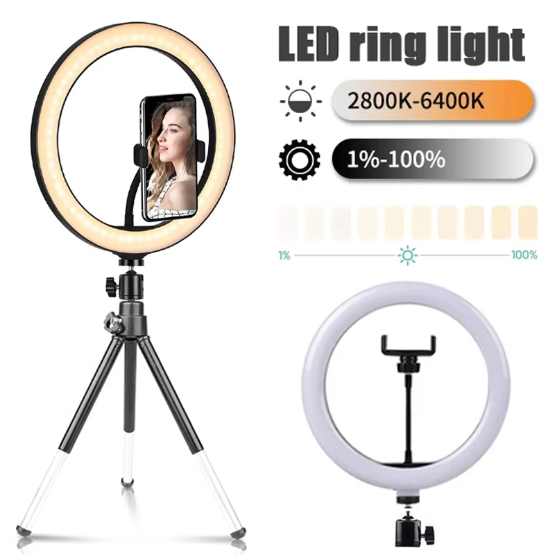 10 inch Selfie Ring Light Foto - Photography Lighting Overhead recensie en prijs