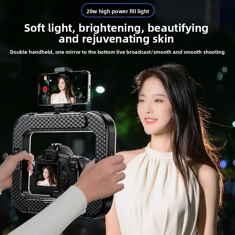 Draagbare handzame ring-LED-la - Photography Mobile Lighting recensie en prijs