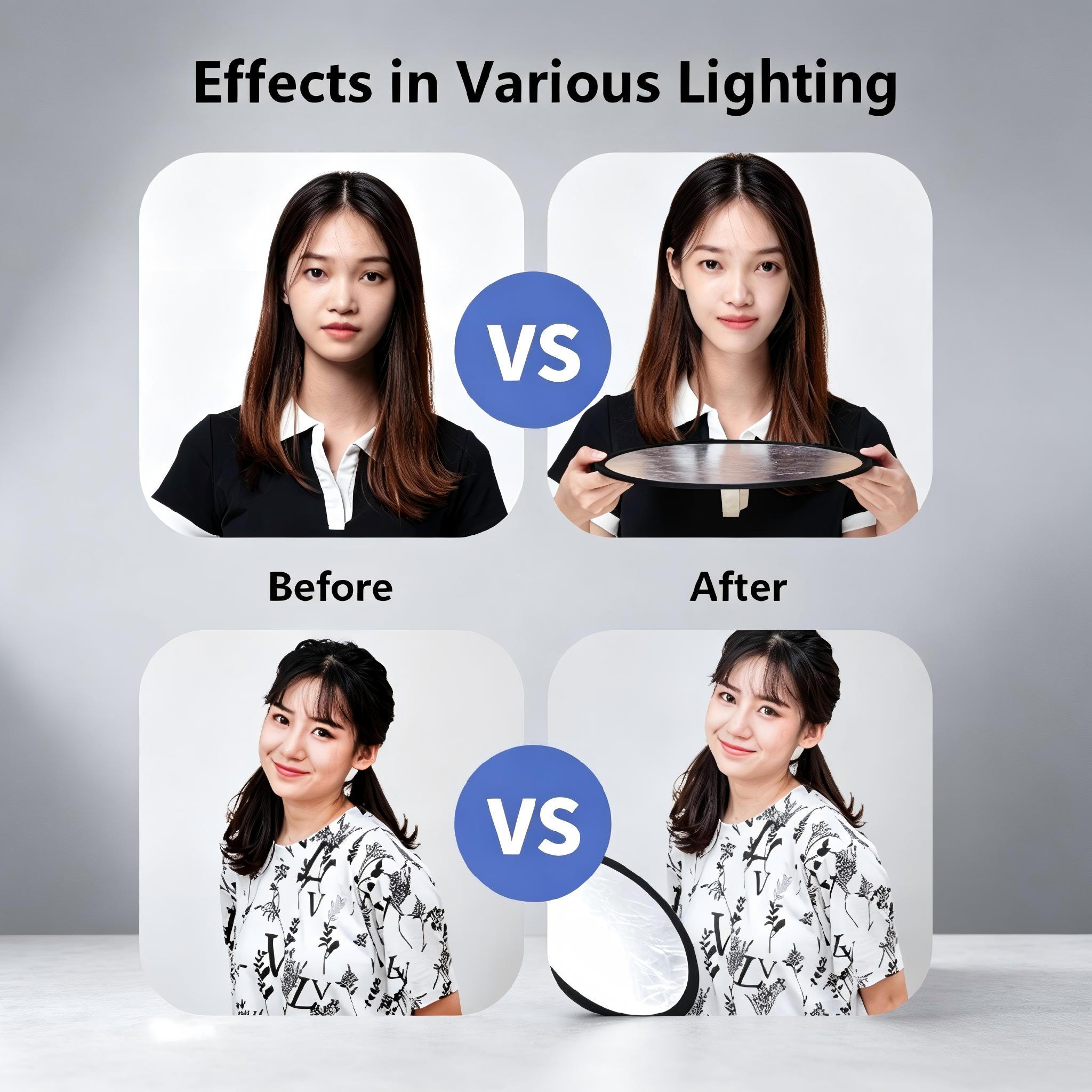 2-in-1 dubbelzijdige goud-zilv - Photography Lighting Kit Portable recensie en prijs