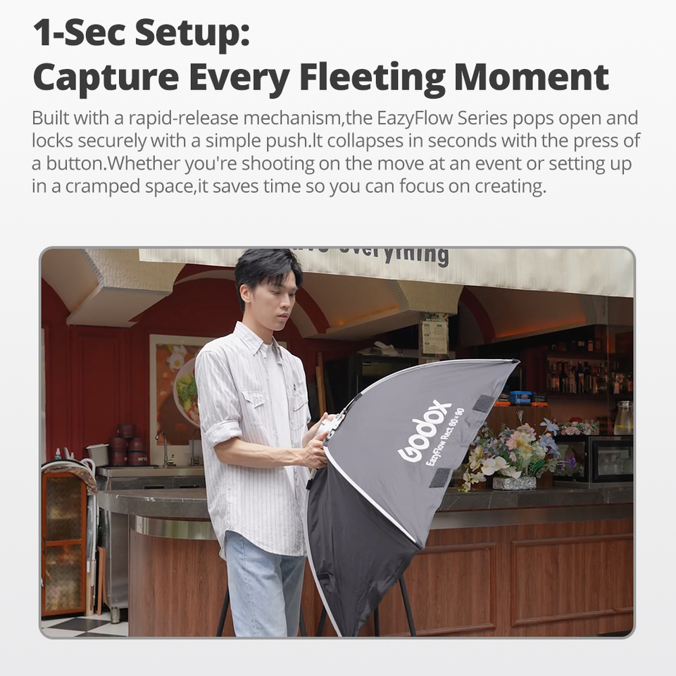Godox EazyFlow serie opvouwbar - Photography Lighting Flash recensie en prijs