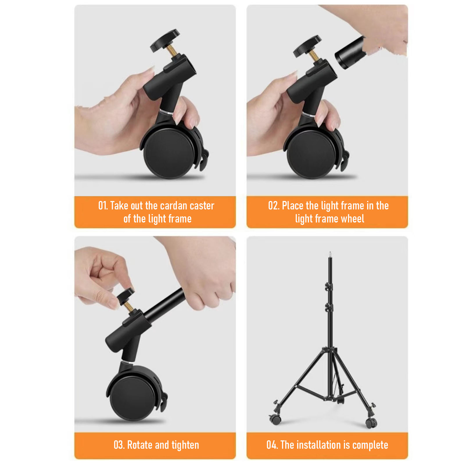 3 stks/set flexibele zwenkwiel - Photography Lighting Tools recensie en prijs