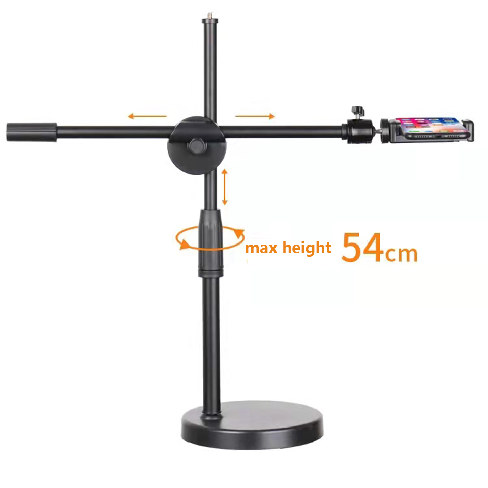 Overheadstatief met ringlicht  - Photography Mobile Lighting recensie en prijs